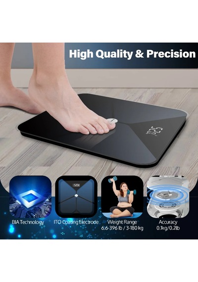 Lepulse Lescale Lite Bluetooth Akıllı Vücut Analiz Baskülü - Yağ Ve Vücut Ölçer