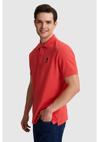U.S. Polo Assn. U.s. Polo Assn. Erkek Kırmızı Tişört Basic 50322314-vr213 Rısk Red