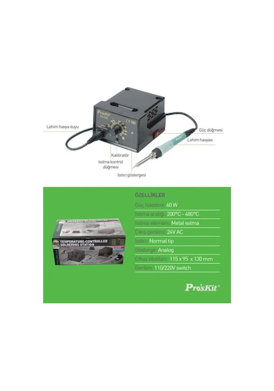 Proskit Ss-206B Analog İstasyon Havya (493472121)