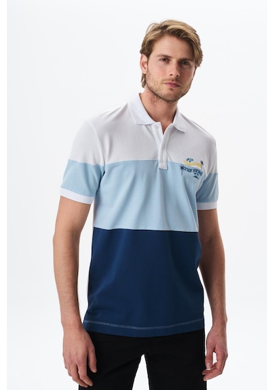AR-MA Arma Erkek Regular Fit % 100 Pamuk Pike Polo Yaka Tişört Y29374355302 Beyaz