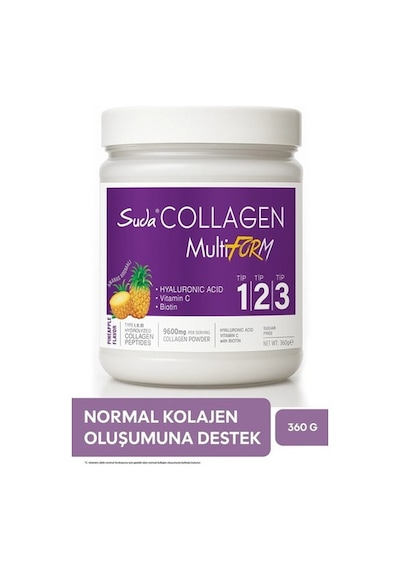 Suda Collagen Suda Collagen Multiform Ananas Aromalı 360 Gr
