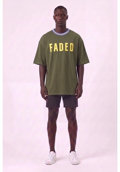 Blow Up Future Gen Faded Haki Oversize Erkek T-shirt 142143