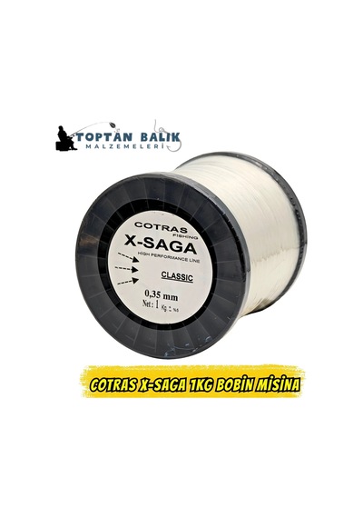 Cotras X-saga 1kg Endüstriyel Bobin Misina - V1