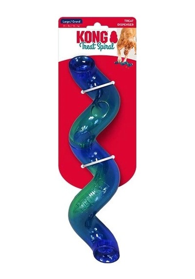 Kong Treat Spiral Köpekler İçin Spiral Şeklinde Ödül Maması Dağıtma Oyuncağı L