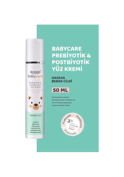 Dermoskin Babycare Prebiyotik Ve Postbiyotik Yüz Kremi 50 ML