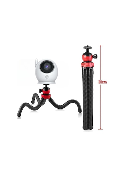 Ct Ahtapot Ayaklı Universal Ahtapot Gorilla Tripod Pratik Bebek İzleme Kamerası Uyumlu Tripod