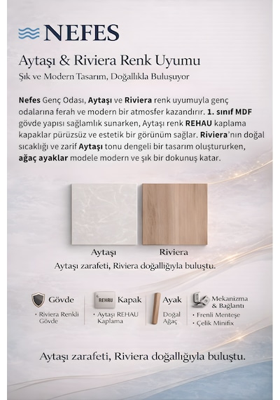Nefes Bebek Çocuk Odası Şifonyer Kapaklı Tasarım Direkt Mdflam Gövde Ağaç Ayaklı