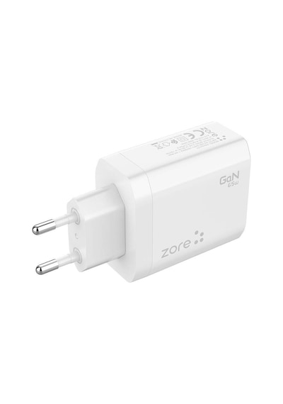 Ariatech Always-01 Gan Tech Type-c Pd4.0 Usb-a Qc3.0 Hızlı Şarj Özellikli Seyahat Şarj Başlığı 65w - Bey Beyaz