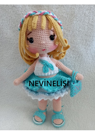 Amigurumi Yosun Bebek Çok Renkli