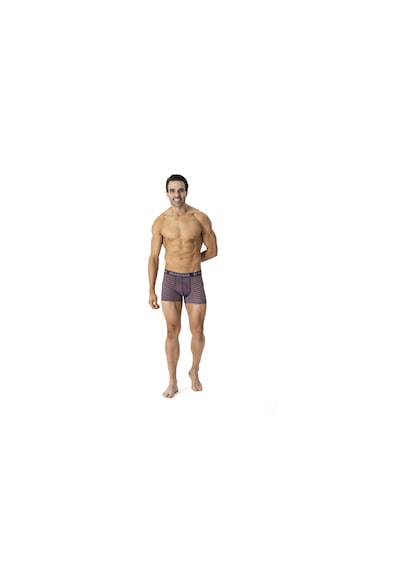 U.s. Polo Assn. Erkek Bordo-lacivert-baskılı 3 Lü Boxer Bordo-lacivert-baskılı