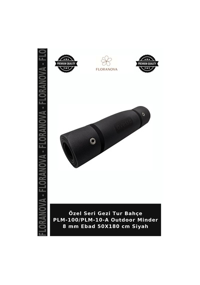 Özel Seri Gezi Tur Bahçe Plm-100/plm-10-a Outdoor Minder 8 Mm Ebad 50x180 Cm Siyah
