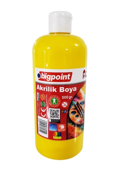 Bigpoint Akrilik Boya 500 Gram Sarı Diğer