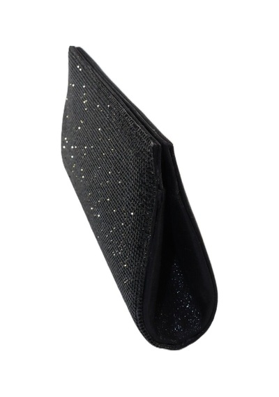 Keeba Taşlı Siyah Abiye Çanta Clutch Siyah Taşlı Gece Çantası Abiye Çanta Siyah Siyah Abiye Çantası