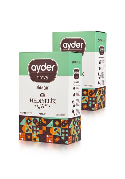 Ayder Timya Hediyelik Naturel Siyah Çay 400gr + 400gr