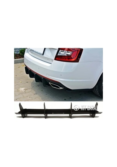 Skoda Octavia Parlak Siyah Flap Plastik Boyalı