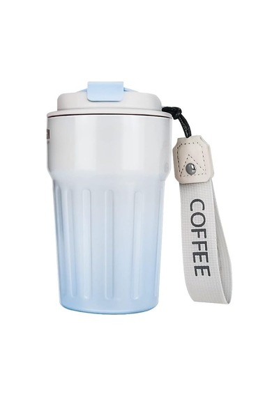 Kahve Termosu Paslanmaz Çelik Su Matarası Spor Matarası, Kapaklı 400 Ml, Sızdırmaz Çocuk Şişesi, Ev Ofis Okul K Diğer