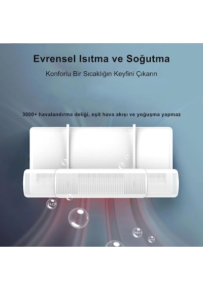 Shopytech Klima Çarpması Önleyici Ayarlanabilir Delikli Hava Yönlendirici Universal Split Klima Rüzg Diğer