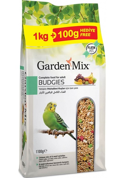Gardenmıx - 978 - Platın Meyvelı Muhabbet Kuş Yemı 1.1 Kg X - Csmo-tex - 2 Adet