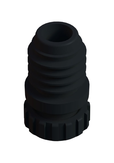 Cateksss 25 Mm Kademeli Plastik Rotil Ayak M8 - Boru Profil Ayağı Tezgah Ayarlı Ayak Siyah - 42 Li Paket
