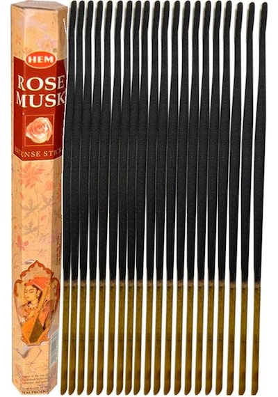 Hem Tütsü Rose Musk 20 Çubuk