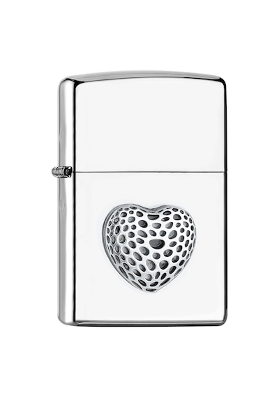 Zippo Heart Mini Dizayn Çakmak Gri