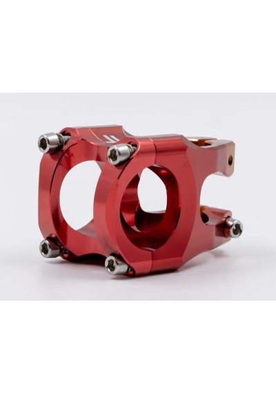 Raptor As-07 Alümınyum Gidon Boğazı 31,8 Mm Bisiklet Gidon Boğazı Sarı Kırmızı Renk Kırmızı