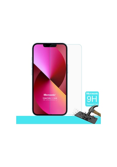 Microsonic Apple  Uyumlu iPhone 13 Tempered Glass Cam Ekran Koruyucu