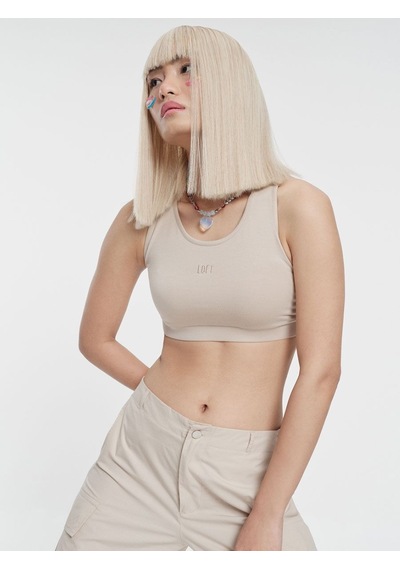 LOFT Crop Kadın Atlet Lf2034944 Q1.v1 Bej