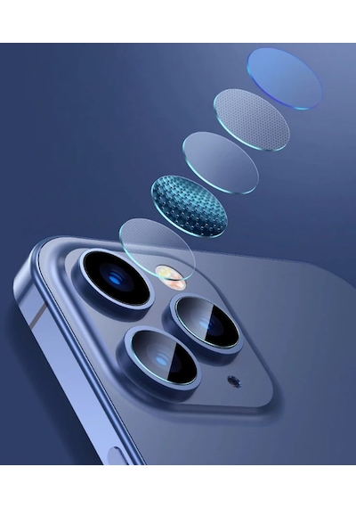 Baseus Apple İphone Uyumlu 12 Pro 6.1-pro Max 6.7 Tempered Kamera Lens Koruma Camı 2set- 5775