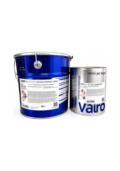 Valresa Poliüretan İpek Mat Vernik Çizilmez 10+5 Kg