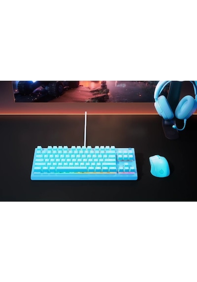 Steelseries Apex 3 Tkl Tr Q Rgb Membrane Kablolu Aqua Gaming Ckckstl0022