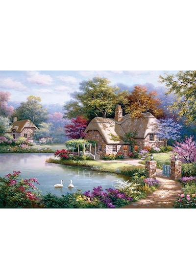 Anatolian Puzzle 1500 Parça Kuğular Ve Kır Evi 4529