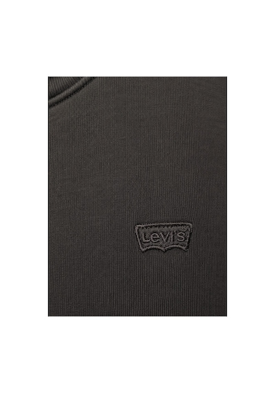 Levi's Erkek Siyah Bisiklet Yaka Orıgınal Housemark Sweatshirt Standart Fıt 00auv-0000-16566