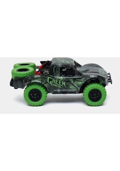 Şarjlı Uzaktan Kumandalı Araba 4x4 Yüksek Hızlı Drift Ve Arazi Aracı 2.4ghz 1:20 Yedek Lastikli Yeşil