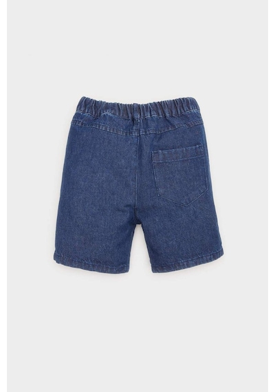 DeFacto Erkek Bebek Basic Düz Jean Şort E8258A525SMNM28 Mavi
