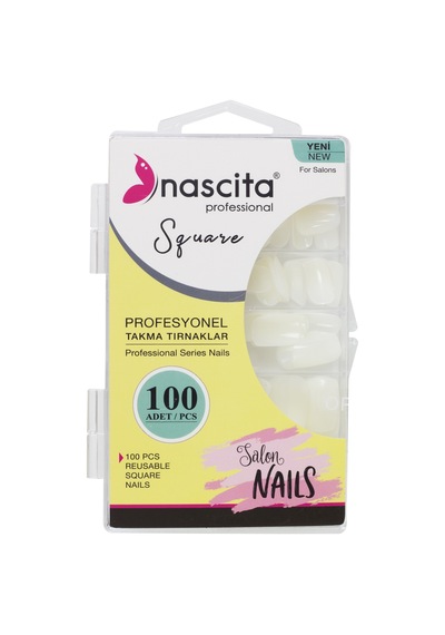 Nascita Square Kutulu Takma Tırnak 100 Lü Set Nasnaıl00167