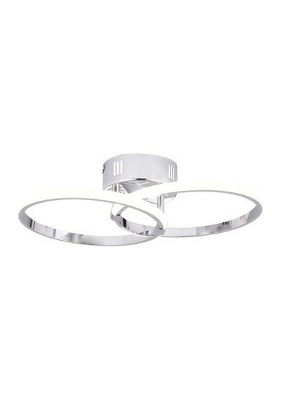 Pl 02 2 Model Krom 3 Renkli Salon Ve Oturma Odası İçin İdeal Alüminyum Avize, 45x10 Krom