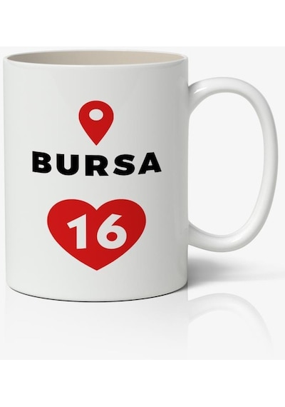 Bursa Baskılı Kupa Bardak Baskılı Kahve Kupa Bardak
