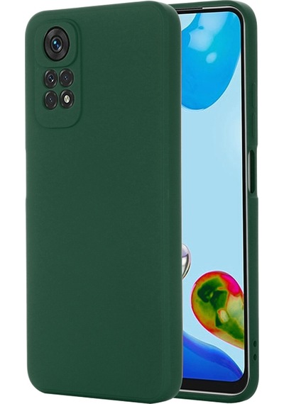 Forzacase Xiaomi Redmi Note 12 Pro 4g Uyumlu Liquid Serisi İçi Kadife Lansman Silikon Kılıf Yeşil
