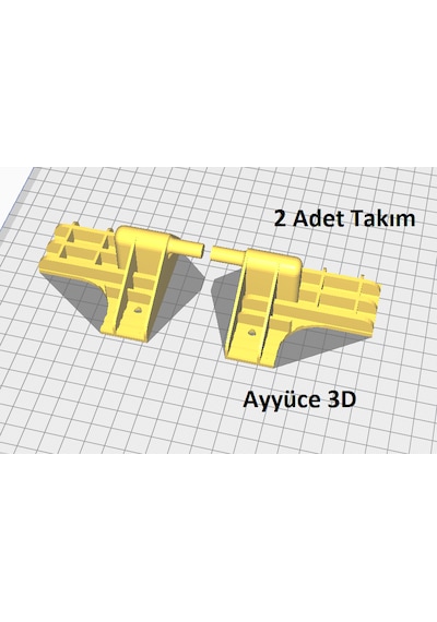 Ayyüce 3d, Vw Tiguan Bagaj Pandizot Pimleri, 2x, Siyah 001