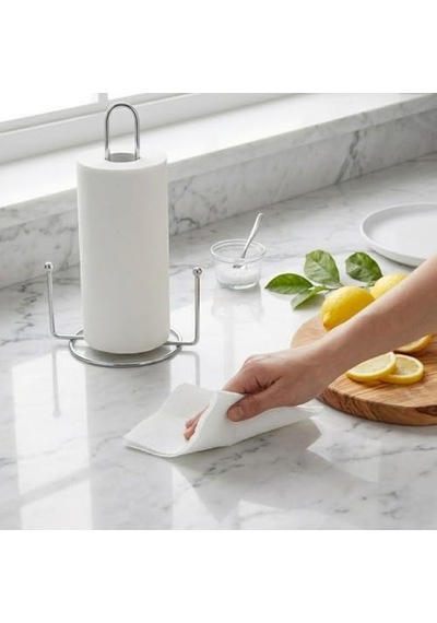 Ayrex Metal Kağıt Havluluk Ve Peçetelik Standı Mutfak Ve Banyo İçin Rulo Havlu Tutucu, Tezgah Üstü Kağıt Ha Diğer