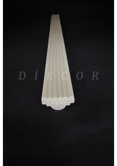 Diecor Dekoratif Boyanabilir Montaja Hazır 2.5 Cm Şahane Duvar Çıtası Tasarımı 2,5 Cm Model:xa271