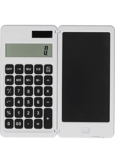 Zr901 Beyaz Yazı Tahtalı Hesap Makinesi