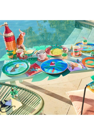 Meri Meri - Jungle Jamboree Large Napkins - Jungle Jamboree Peçeteler - L - 16 Adet