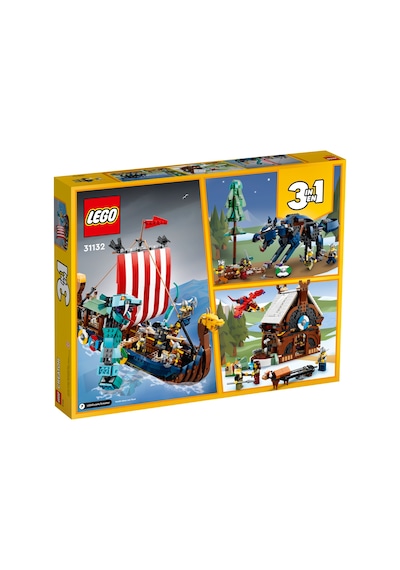 LEGO® Creator 31132 Viking Gemisi ve Midgard Yılanı 1192 Parça