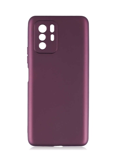 Kilifone - Xiaomi Uyumlu Poco X3 Gt - Kılıf Mat Renkli Esnek Premier Silikon Kapak - Mürdüm