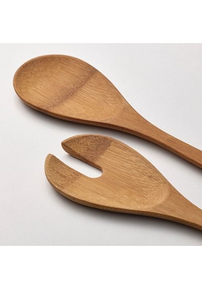 Ikea Grönsaker Servis Takımı, Bambu, 2 Parça Çok Renkli