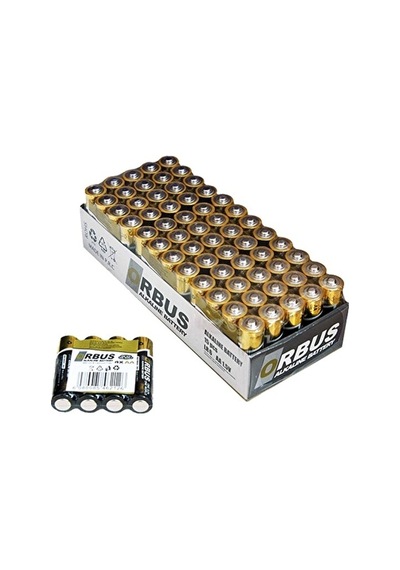 2 Adet Orbus Alkalin Pil Aa 4' Lü Lr06