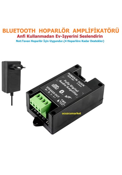 Bluetooth Hoparlör Amplifikatörü Tavan Hoparlör Için Uygundur