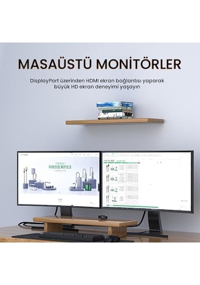 4k 30hz Displayport To Hdmı Dönüştürücü Kablo 5 Metre
